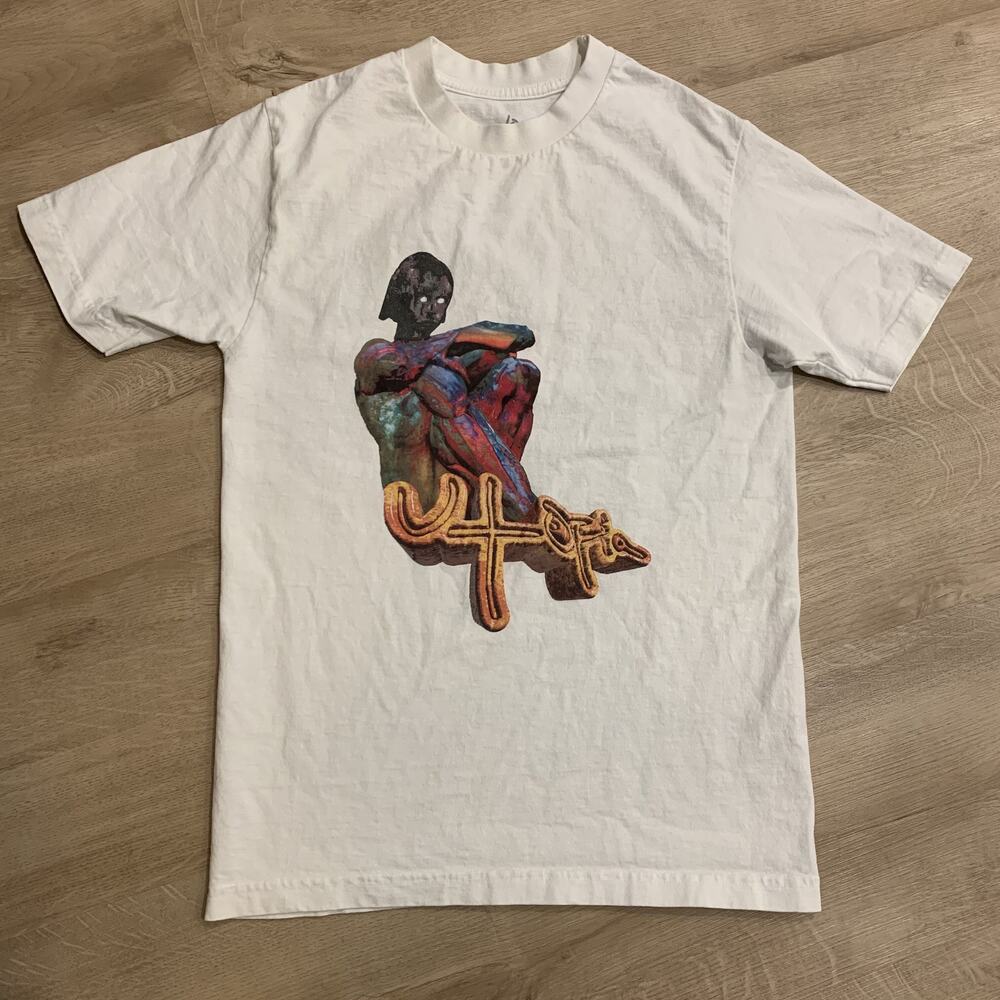 Travis Scott Cactus Jack Utopia B1 Album Tour T-Shirt Men's Small S White Tee